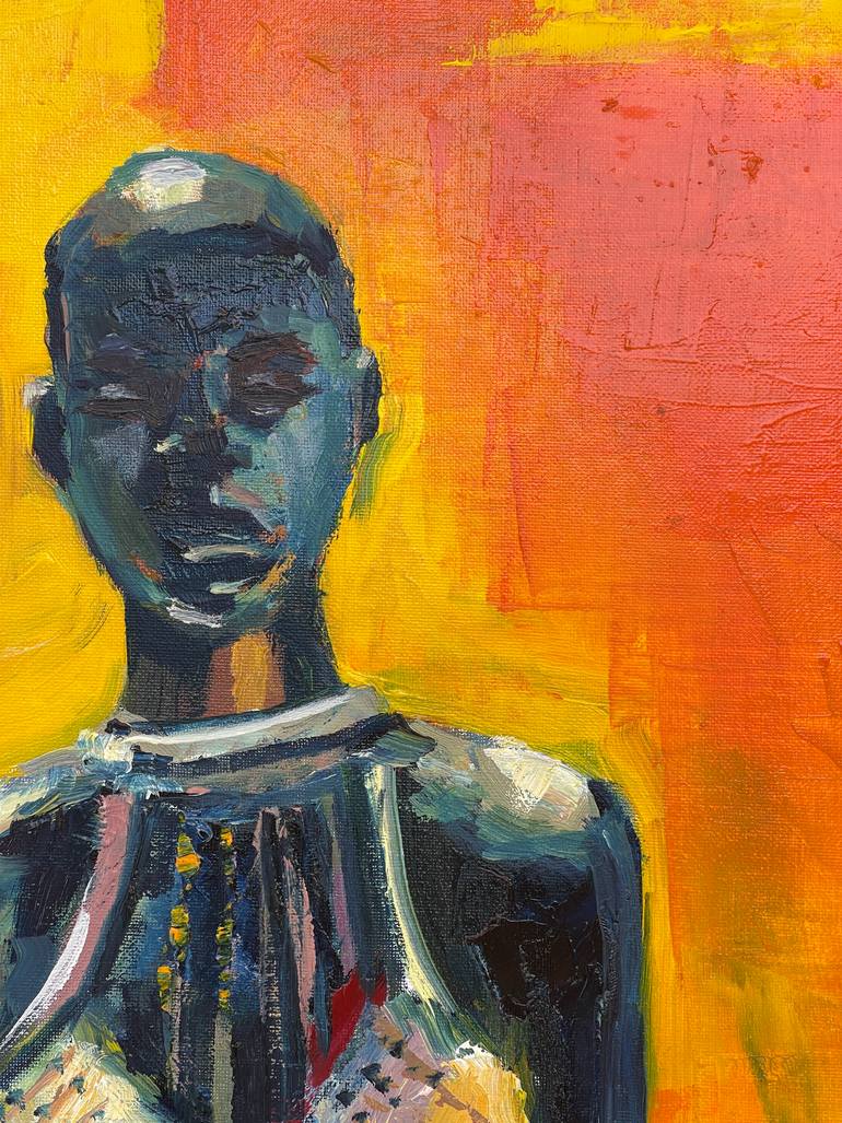 Original Impressionism Fashion Painting by Yuriy Kuznetsov
