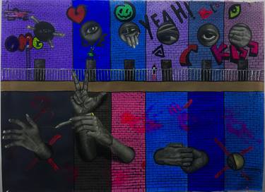 Saatchi Art Artist Aliu Olatunji; Paintings, “Polling unit” #art