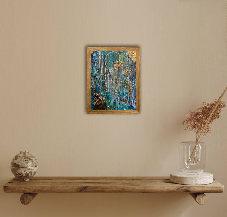 Original Abstract Geometric Painting by Lidiia Isakova