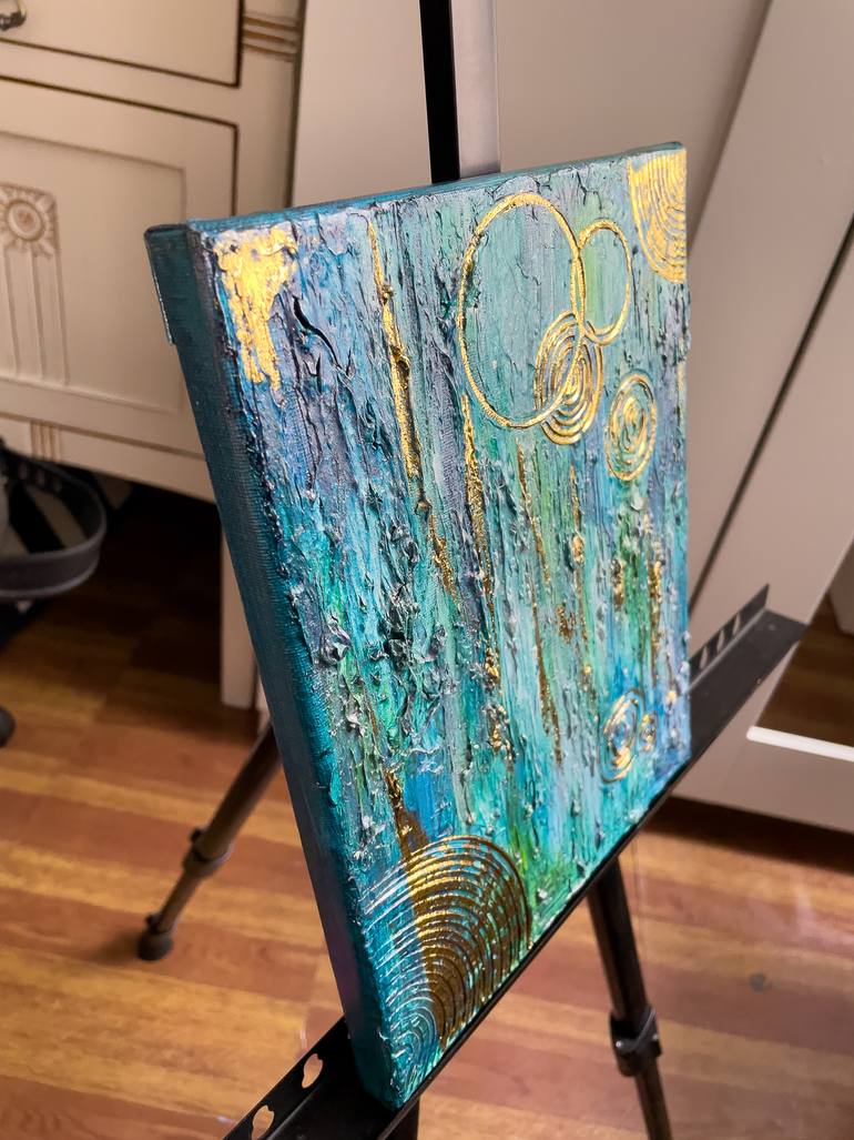 Original Abstract Geometric Painting by Lidiia Isakova