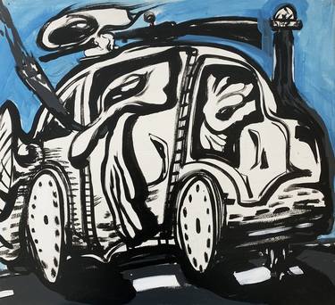 Original Car Paintings by Christos schizas