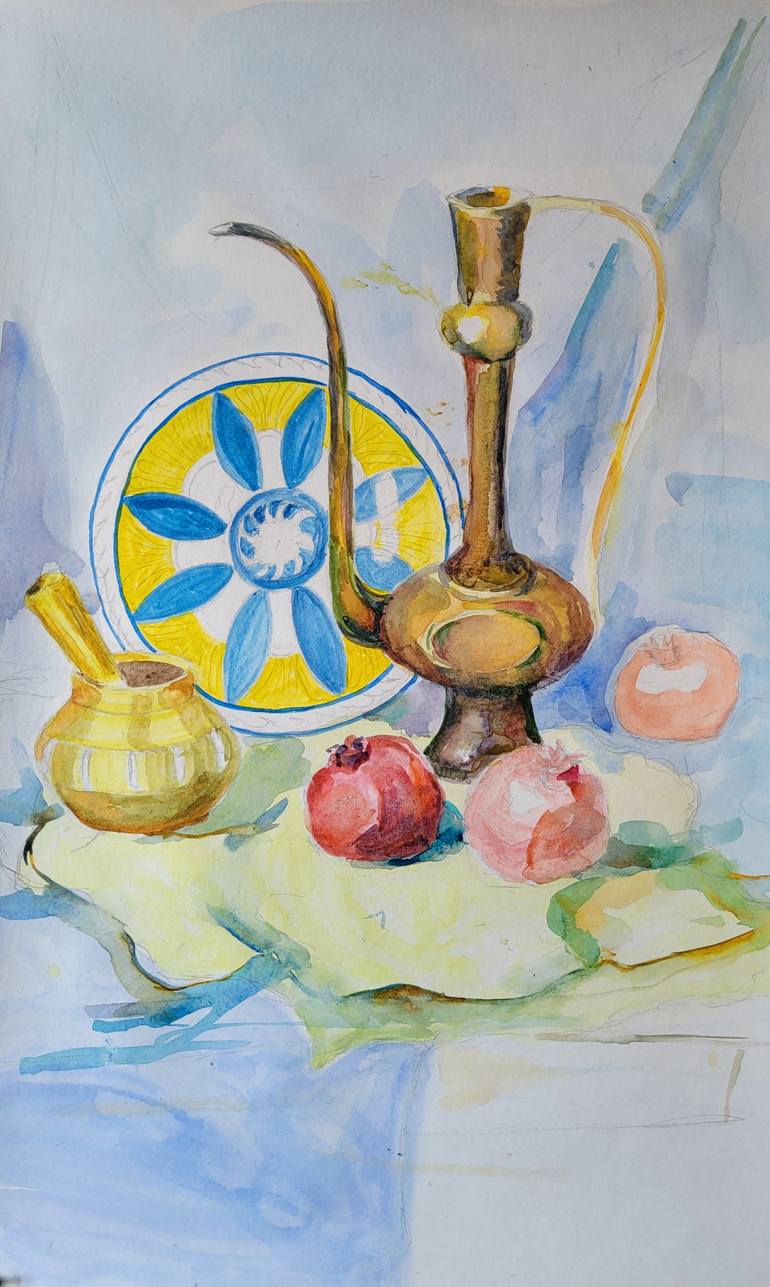 Original Other Pop Culture/Celebrity Painting by Nodo Vardanashvili