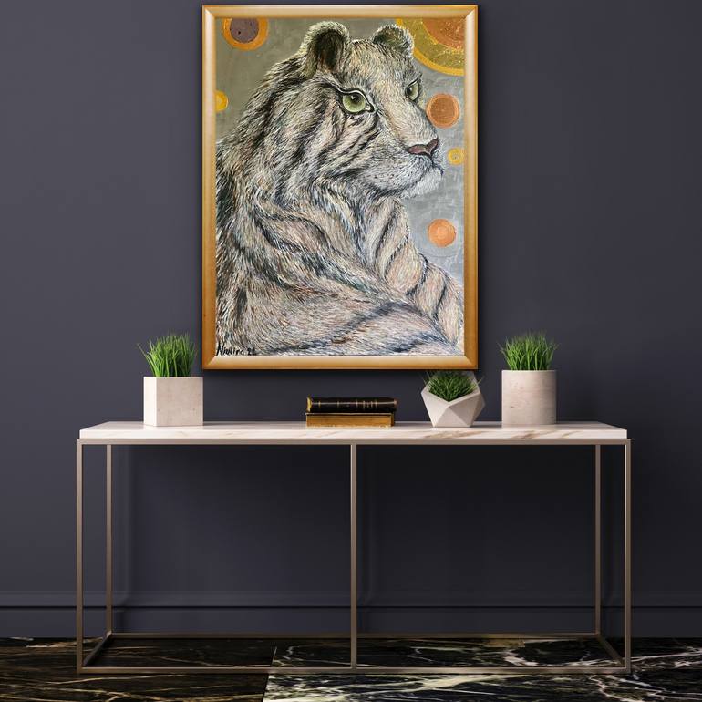 Original Animal Painting by Valeria Nikitina