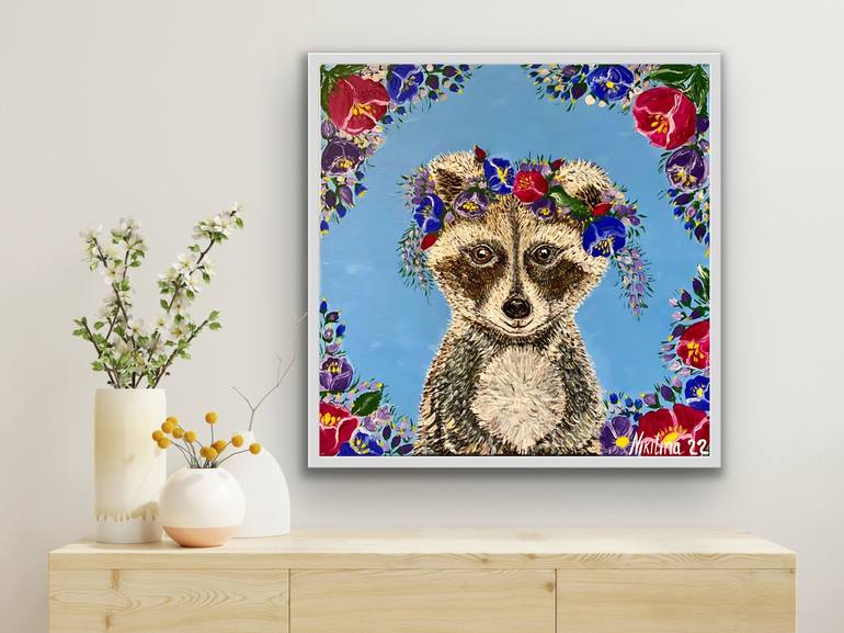 Original Animal Painting by Valeria Nikitina