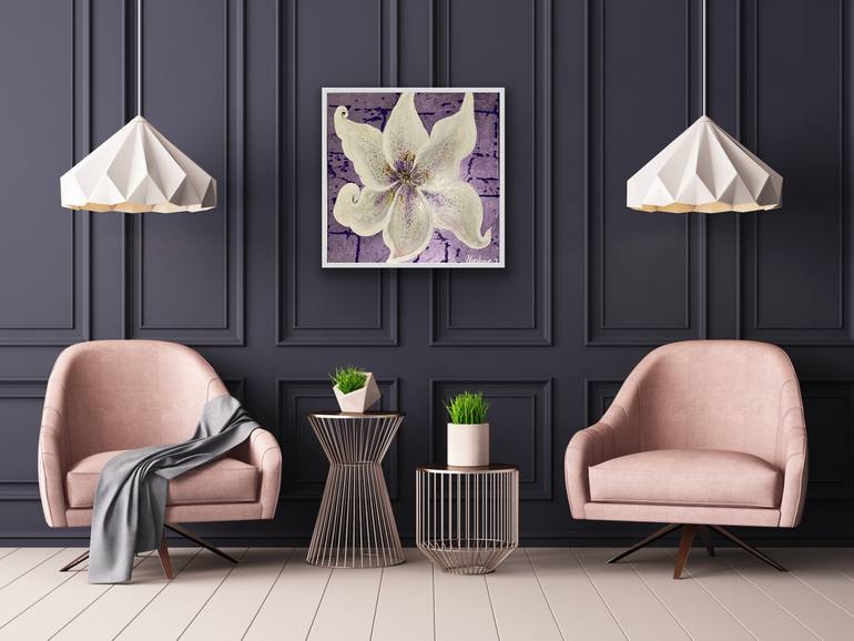 Original Art Deco Abstract Painting by Valeria Nikitina