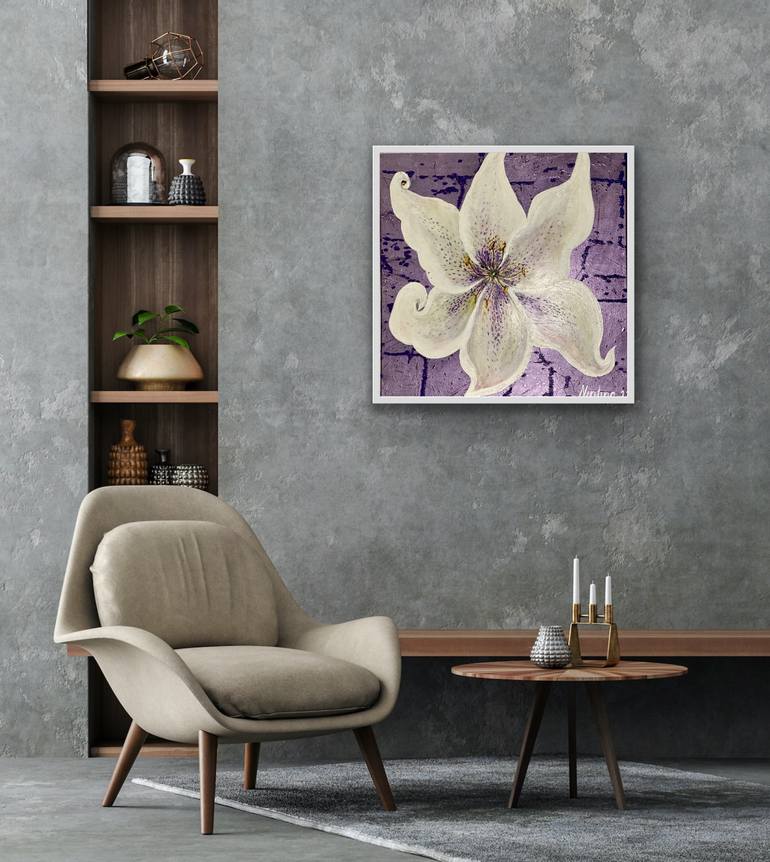 Original Art Deco Abstract Painting by Valeria Nikitina