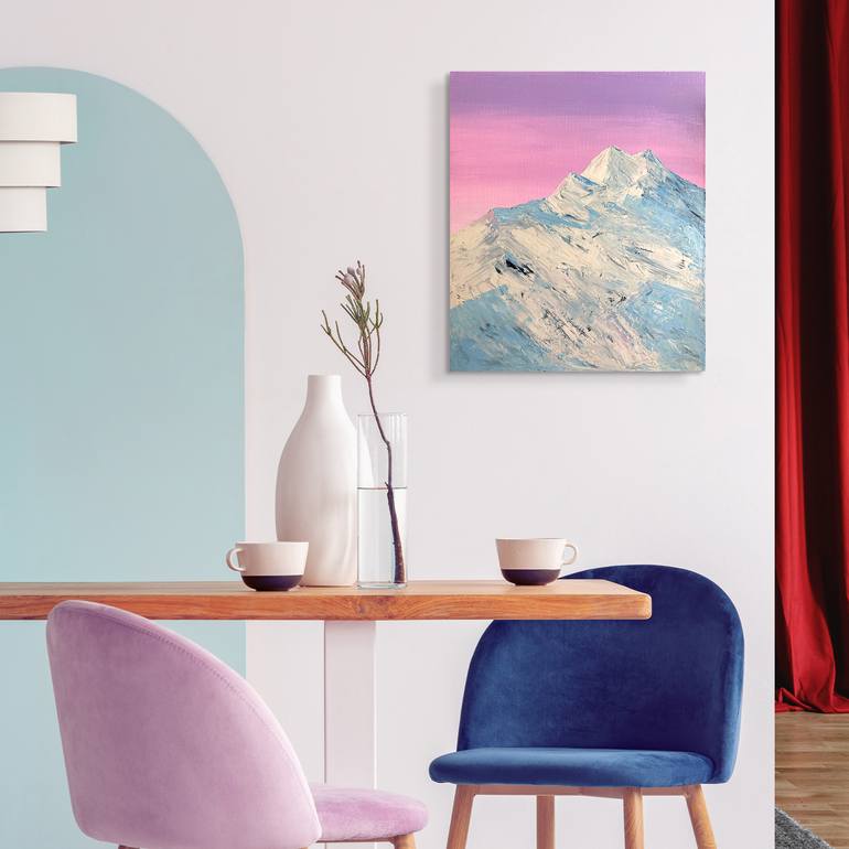 Original Abstract Landscape Painting by Uliana Salagina