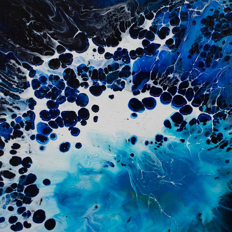 Original Abstract Expressionism Abstract Painting by Uliana Salagina