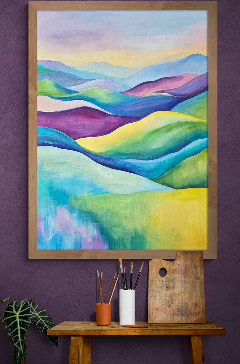 Original Contemporary Landscape Painting by Tanya Ocean