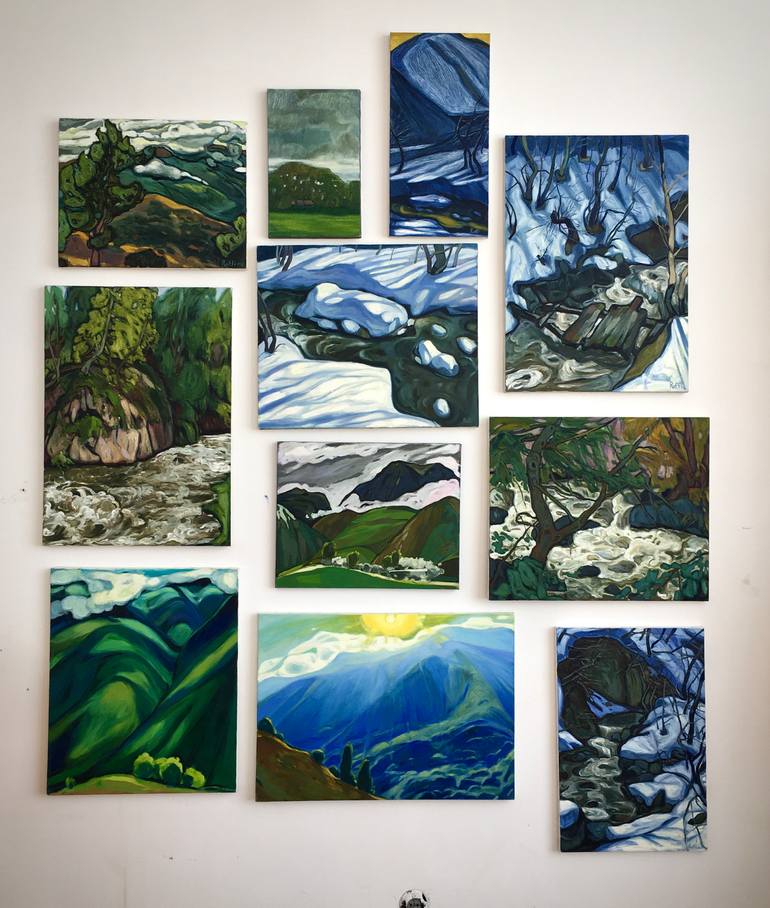 Original Other Landscape Painting by Raffi Ghazaryan