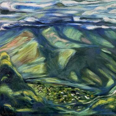 Original Expressionism Landscape Painting by Raffi Ghazaryan