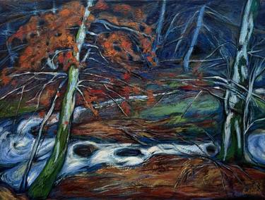 Original Expressionism Landscape Painting by Raffi Ghazaryan