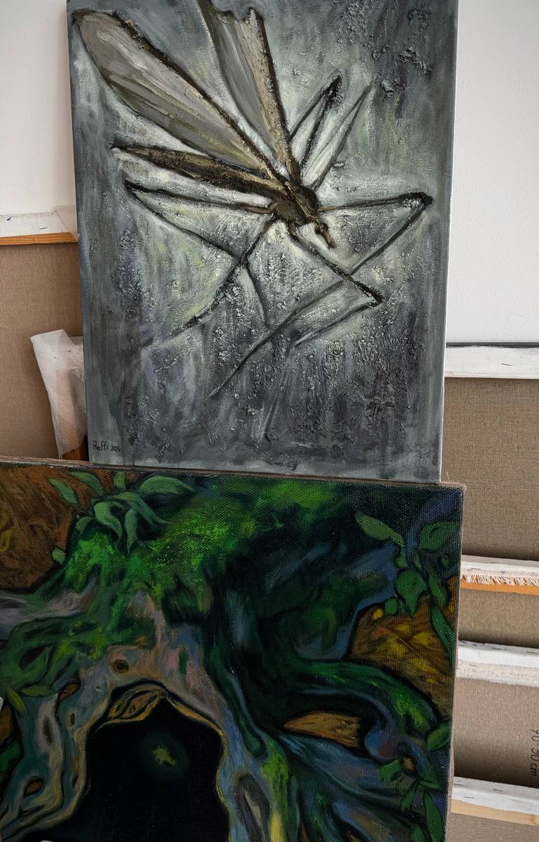 Original Expressionism Nature Painting by Raffi Ghazaryan