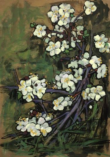 Original Impressionism Floral Paintings by Raffi Ghazaryan