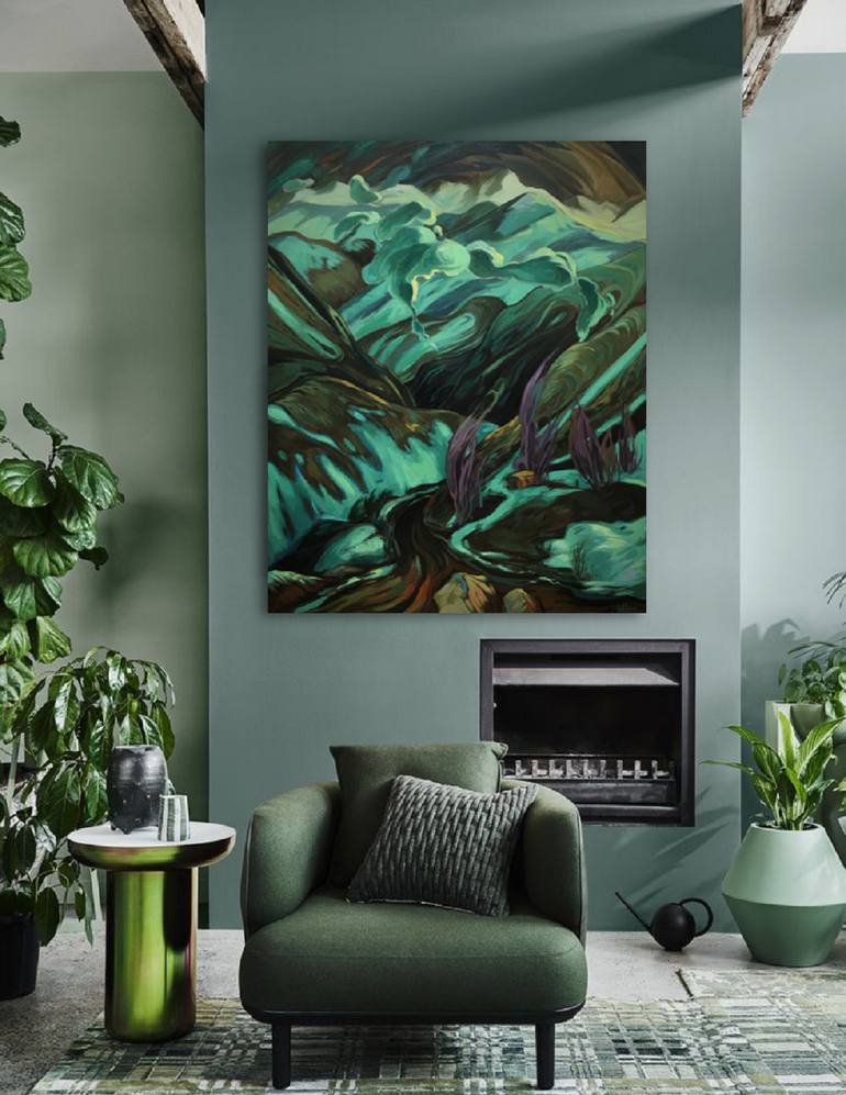 Original Impressionism Landscape Painting by Raffi Ghazaryan
