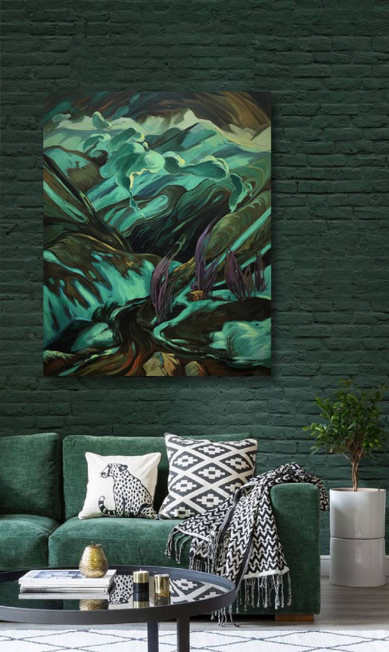 Original Impressionism Landscape Painting by Raffi Ghazaryan
