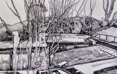 Original Landscape Drawings by Raffi Ghazaryan