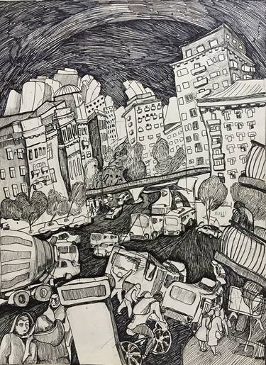 Original Cities Paintings by Raffi Ghazaryan