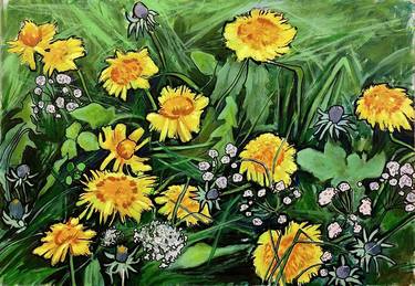 Original Impressionism Floral Paintings by Raffi Ghazaryan