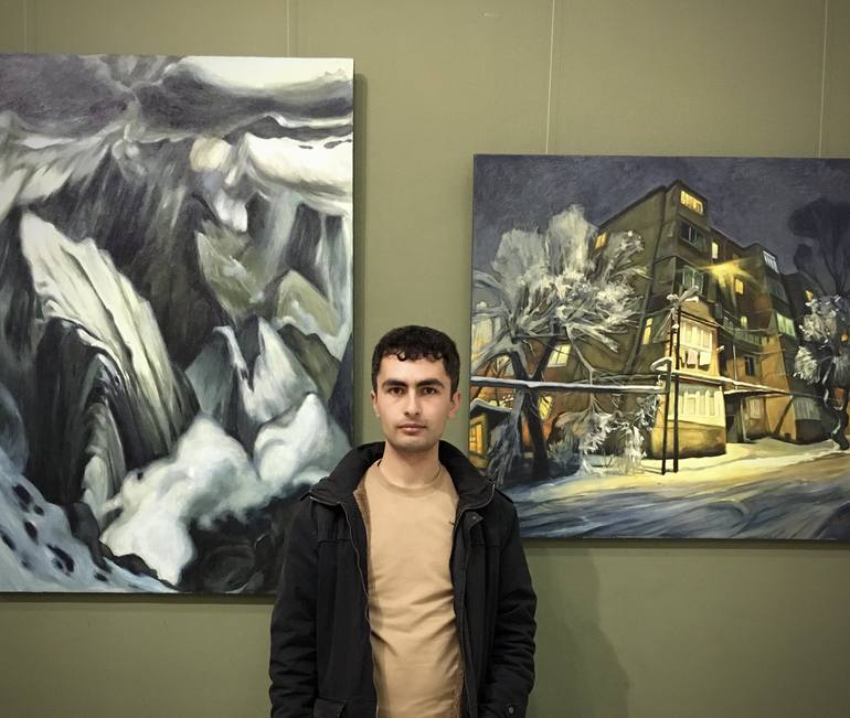 Original Expressionism Landscape Painting by Raffi Ghazaryan
