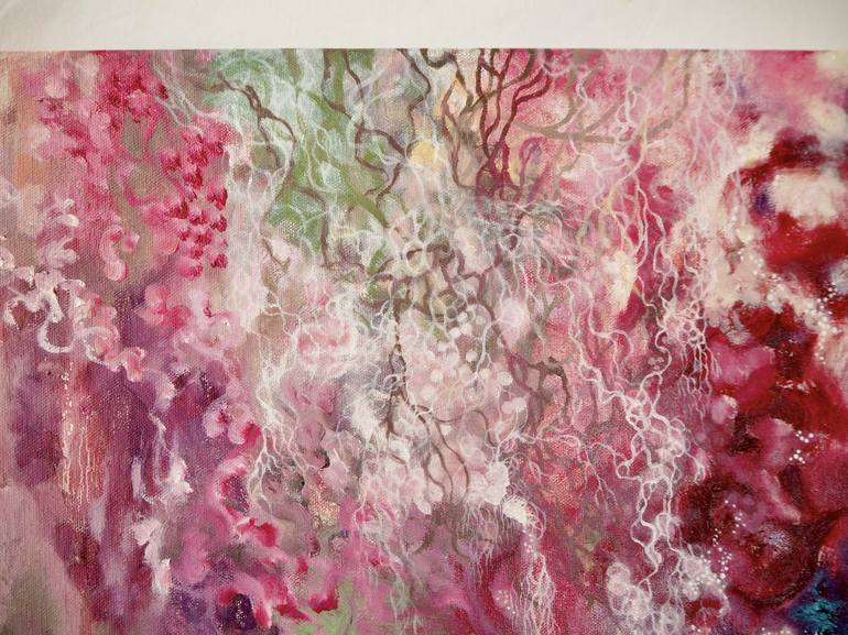 Original Abstract Nature Painting by Madoka Naito