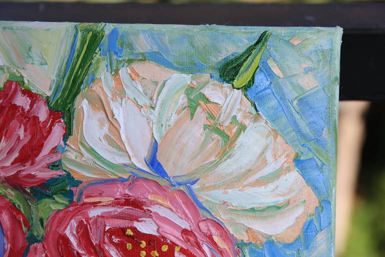 Original Impressionism Floral Painting by Tetiana Bondar