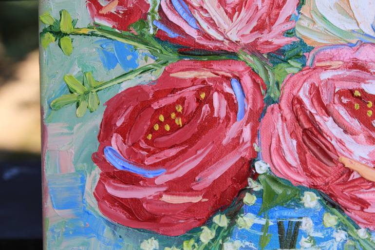 Original Impressionism Floral Painting by Tetiana Bondar