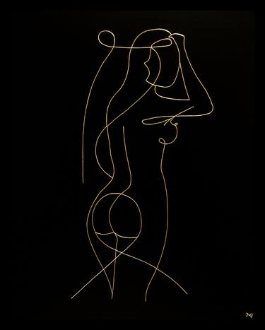 Print of Minimalism Erotic Mixed Media by Mariya Velychko