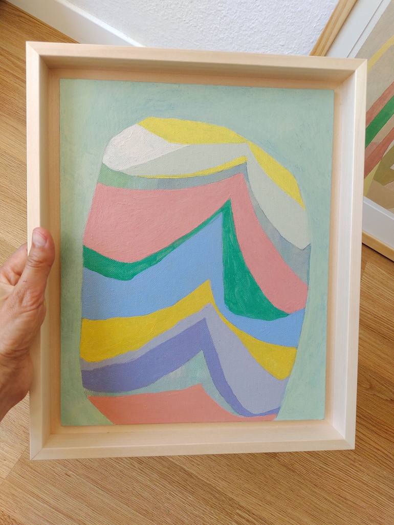 Original Geometric Painting by Jesica Antonelli