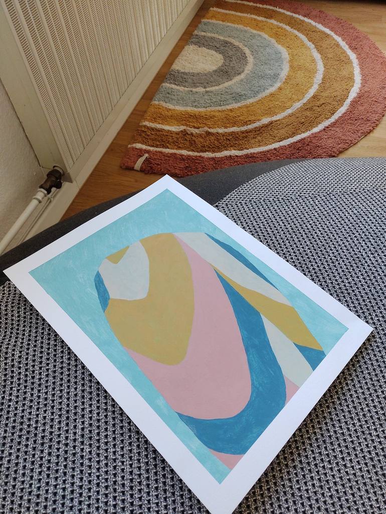 Original Geometric Painting by Jesica Antonelli