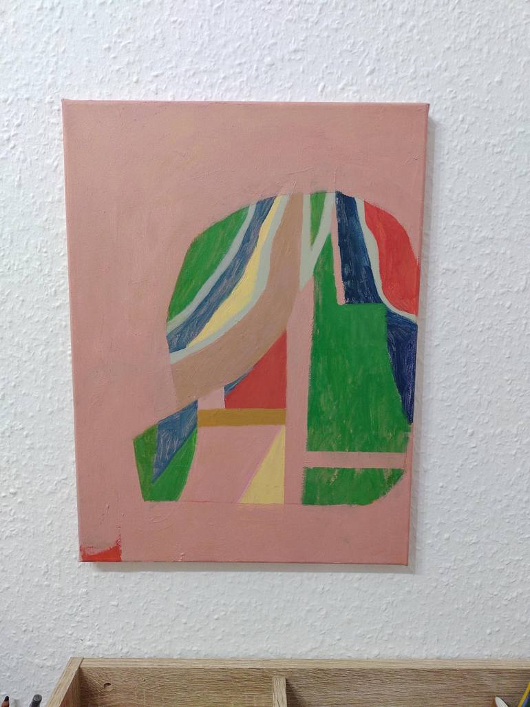 Original Geometric Painting by Jesica Antonelli