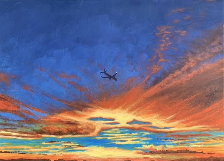 Original Modern Landscape Paintings by Beatrise M