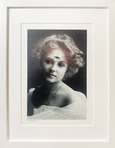 Original Art Deco Women Mixed Media by Marly  Indigo