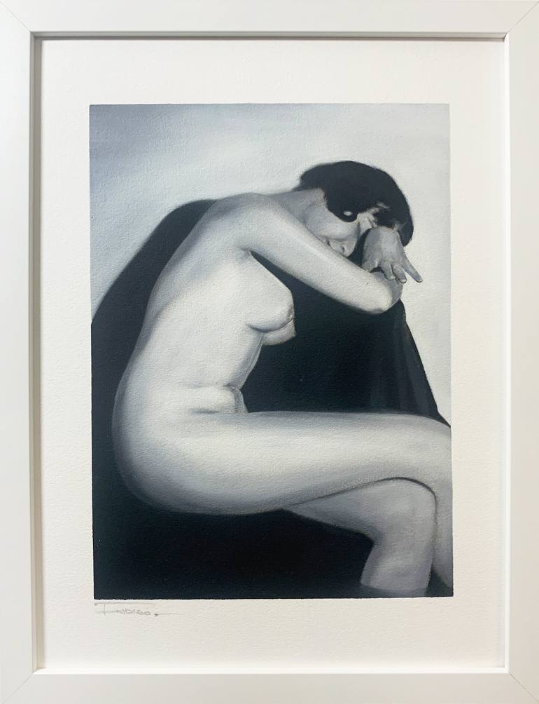 Original Art Deco Nude Paintings by Marly Indigo