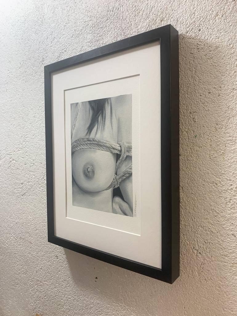Original Dada Erotic Painting by Marly Indigo
