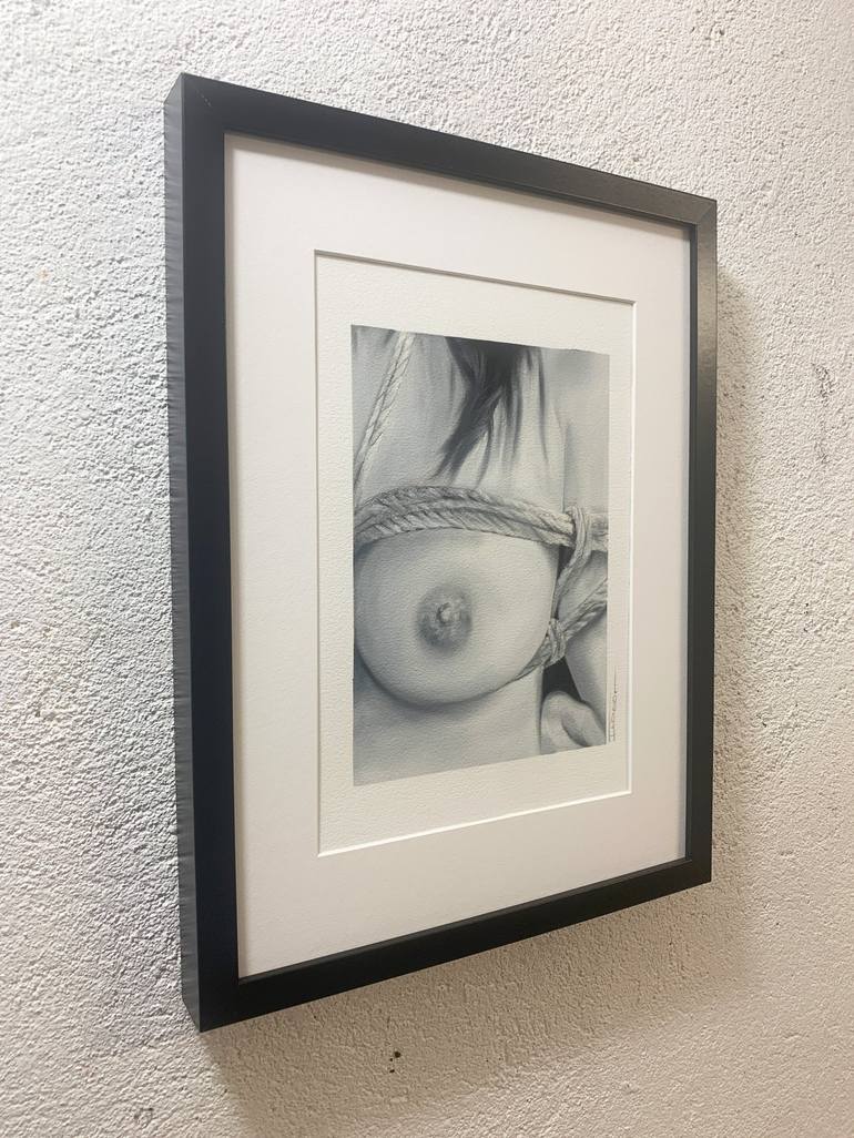 Original Dada Erotic Painting by Marly Indigo