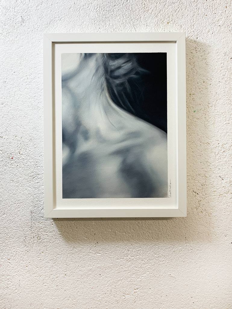 Original Dada Erotic Painting by - I N D I G O  -