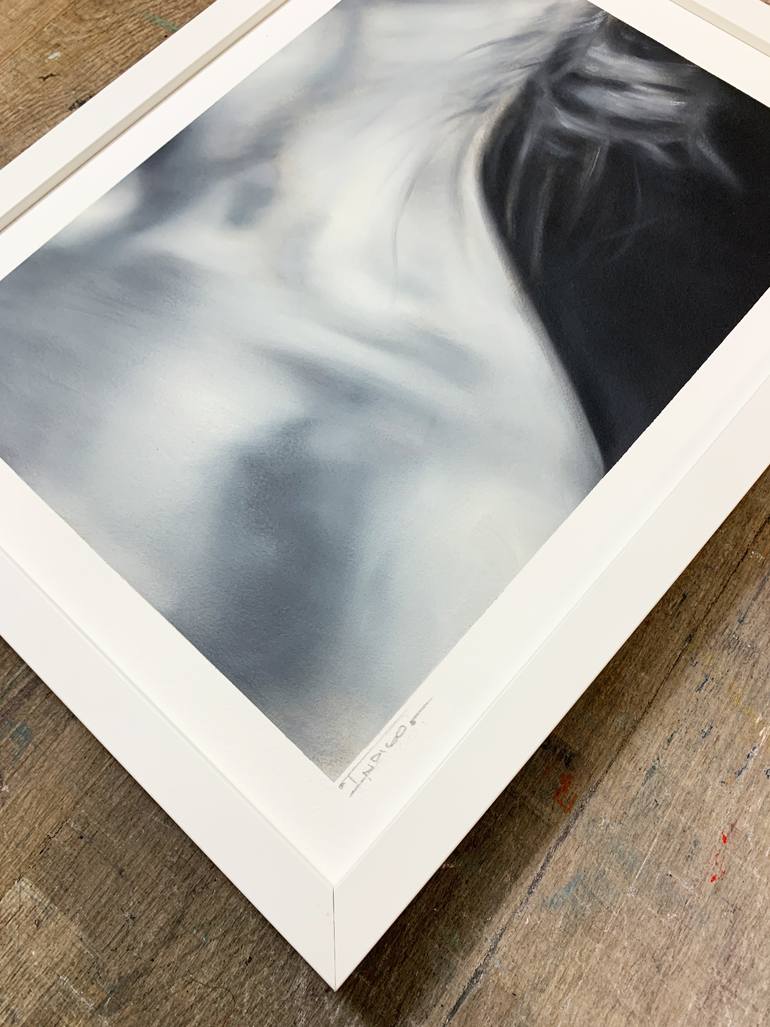 Original Dada Erotic Painting by - I N D I G O  -