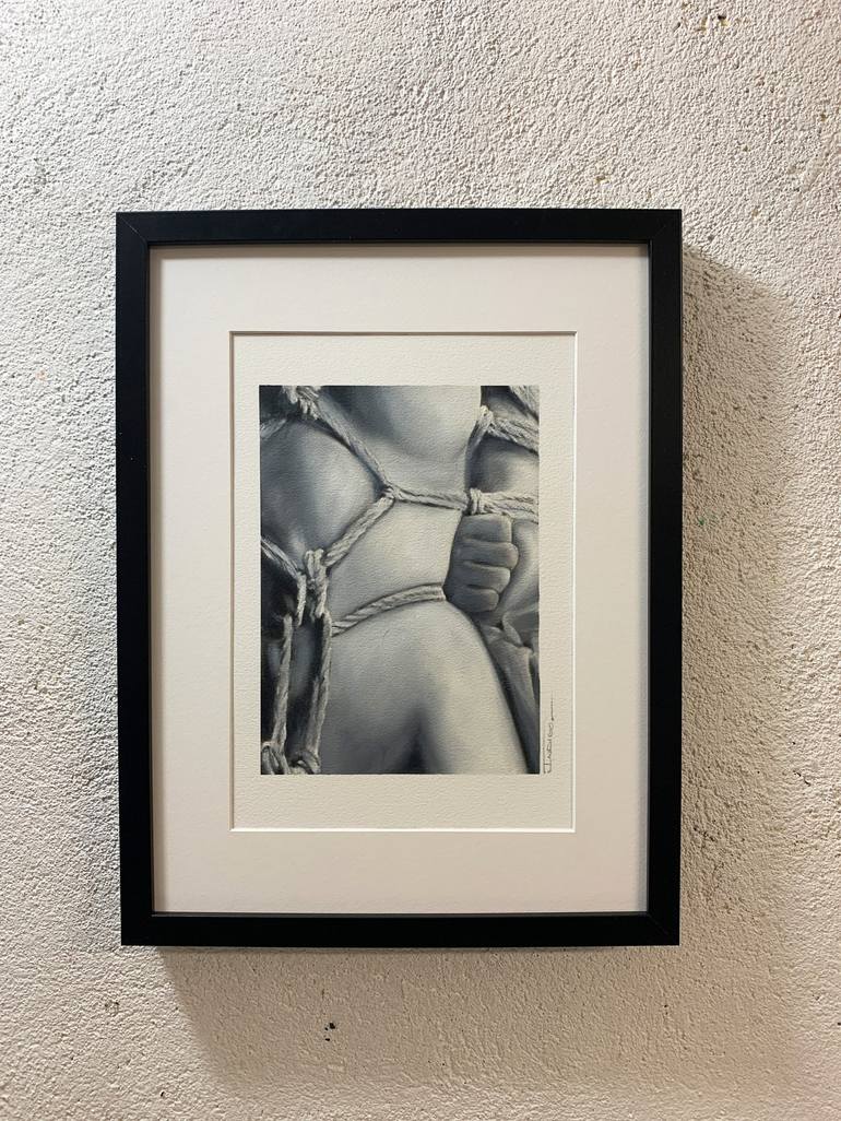 Original Dada Erotic Painting by Marly Indigo