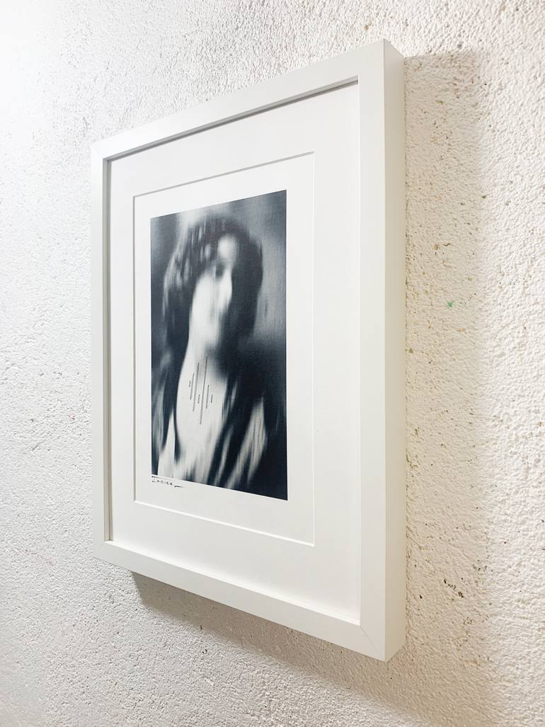 Original Art Deco Portrait Mixed Media by - I N D I G O  -