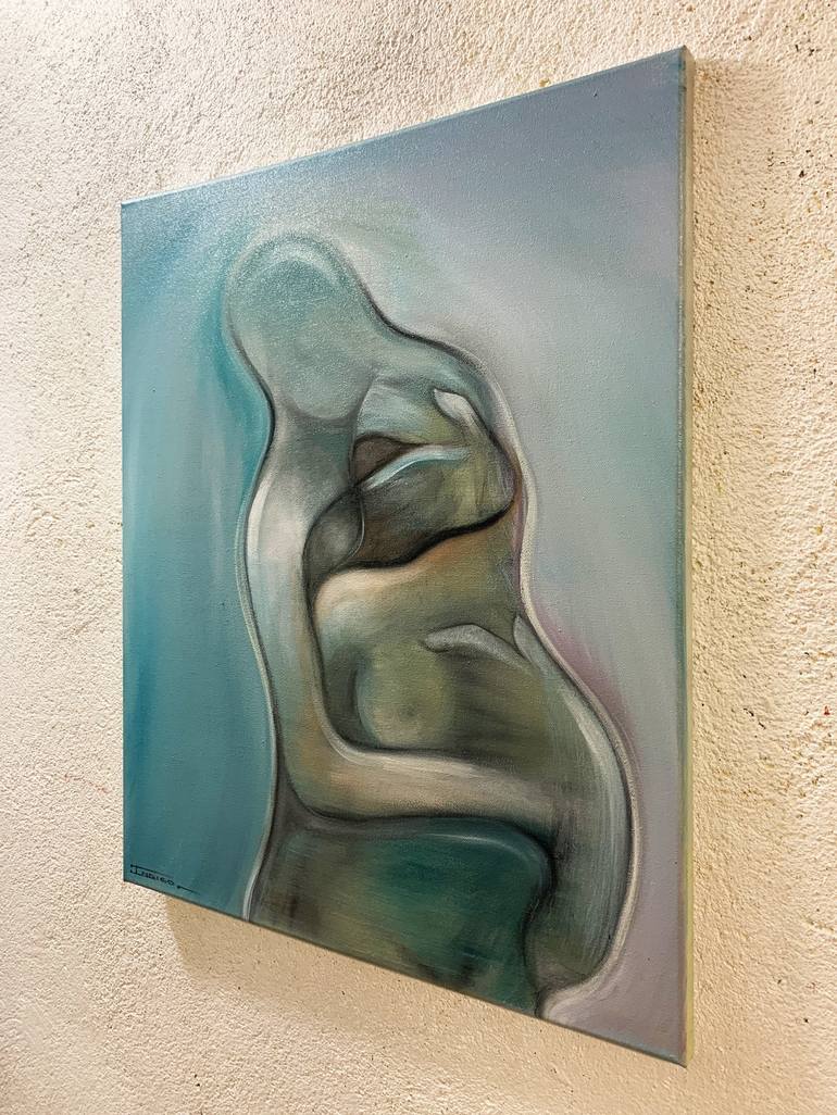 Original Figurative Love Painting by Marly Indigo