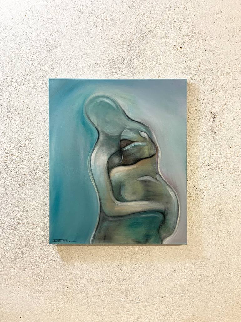 Original Figurative Love Painting by Marly Indigo