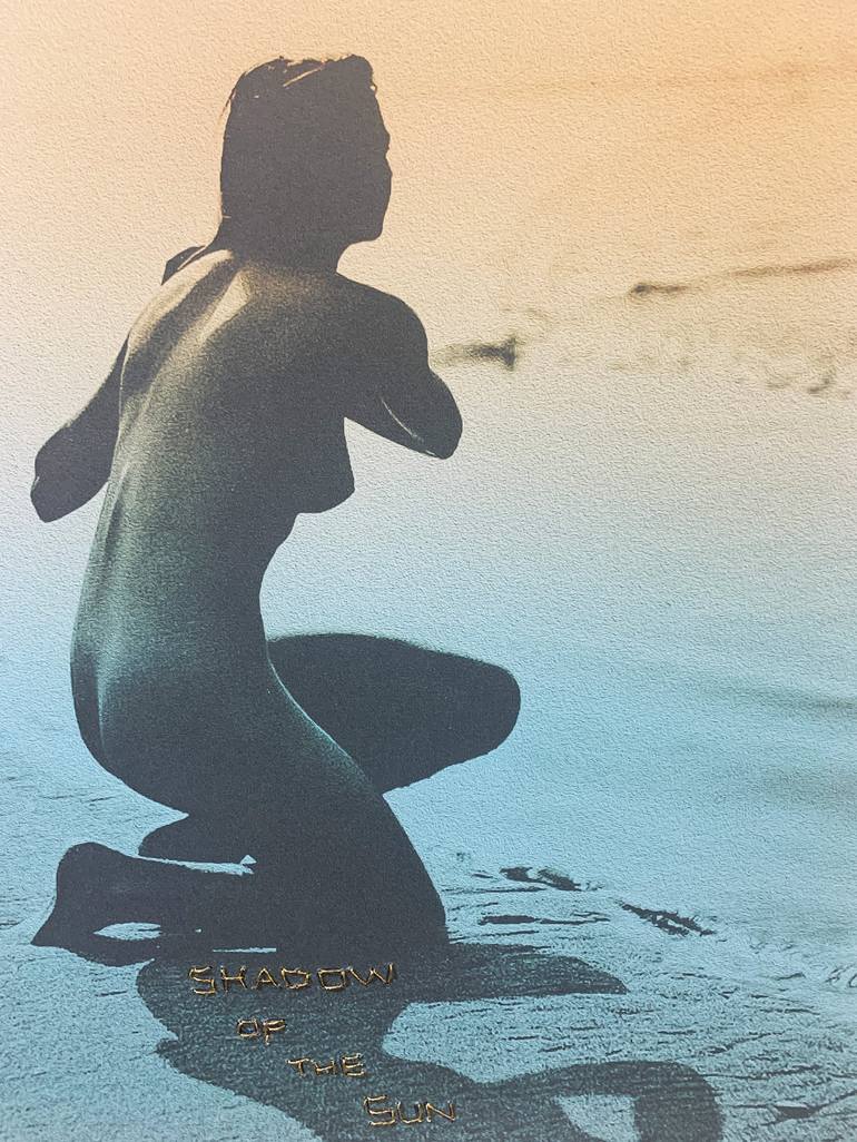 Original Art Deco Nude Mixed Media by Marly Indigo