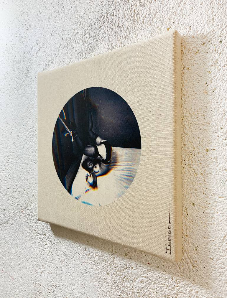 Original Art Deco Erotic Mixed Media by - I N D I G O  -