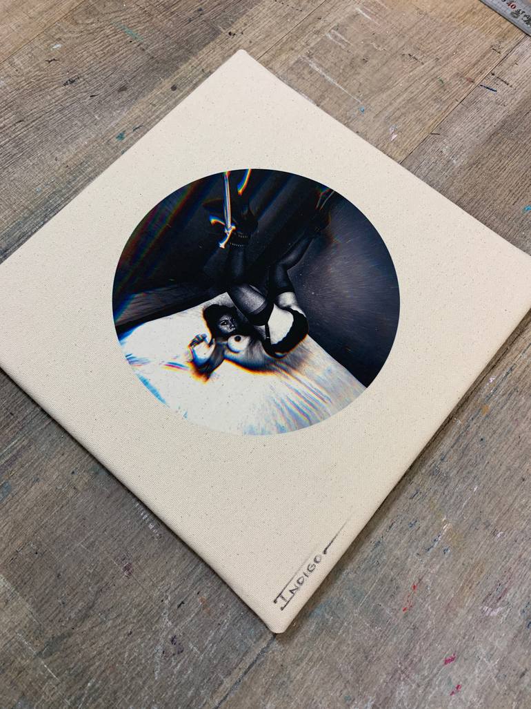 Original Art Deco Erotic Mixed Media by - I N D I G O  -