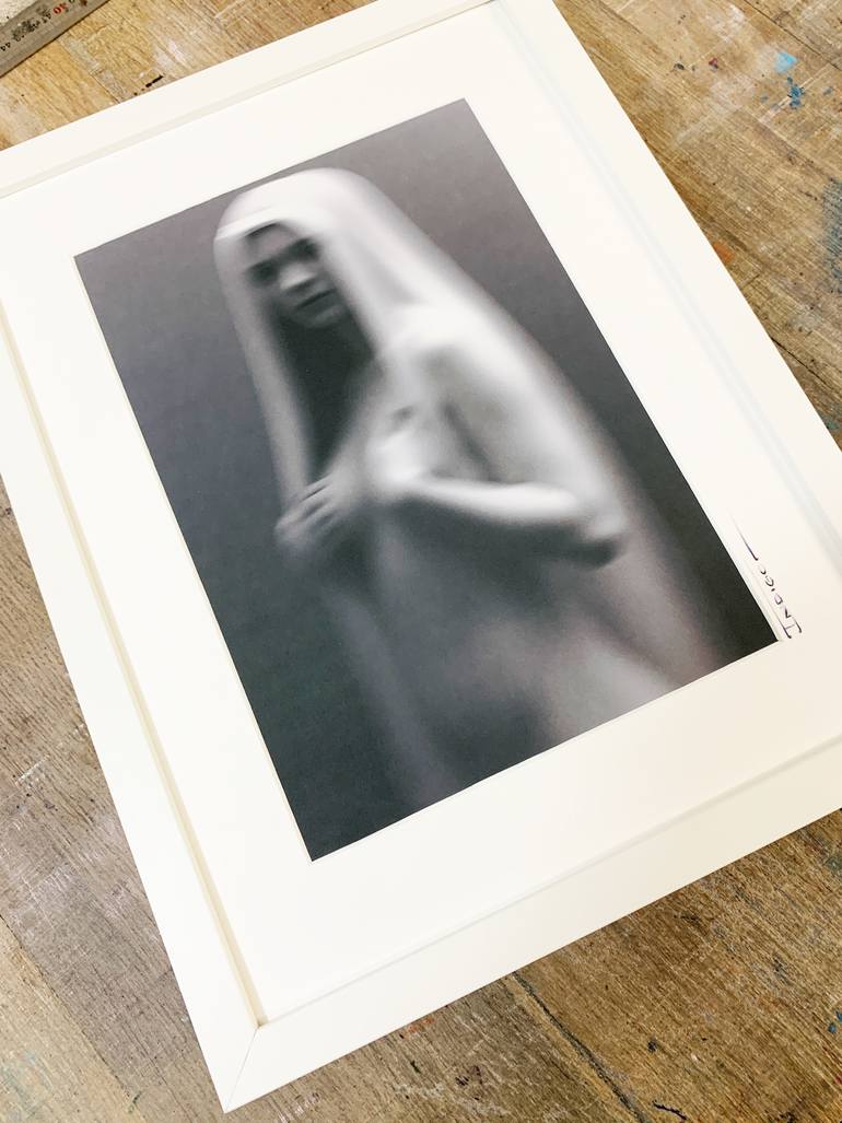Original Art Deco Nude Printmaking by - I N D I G O  -