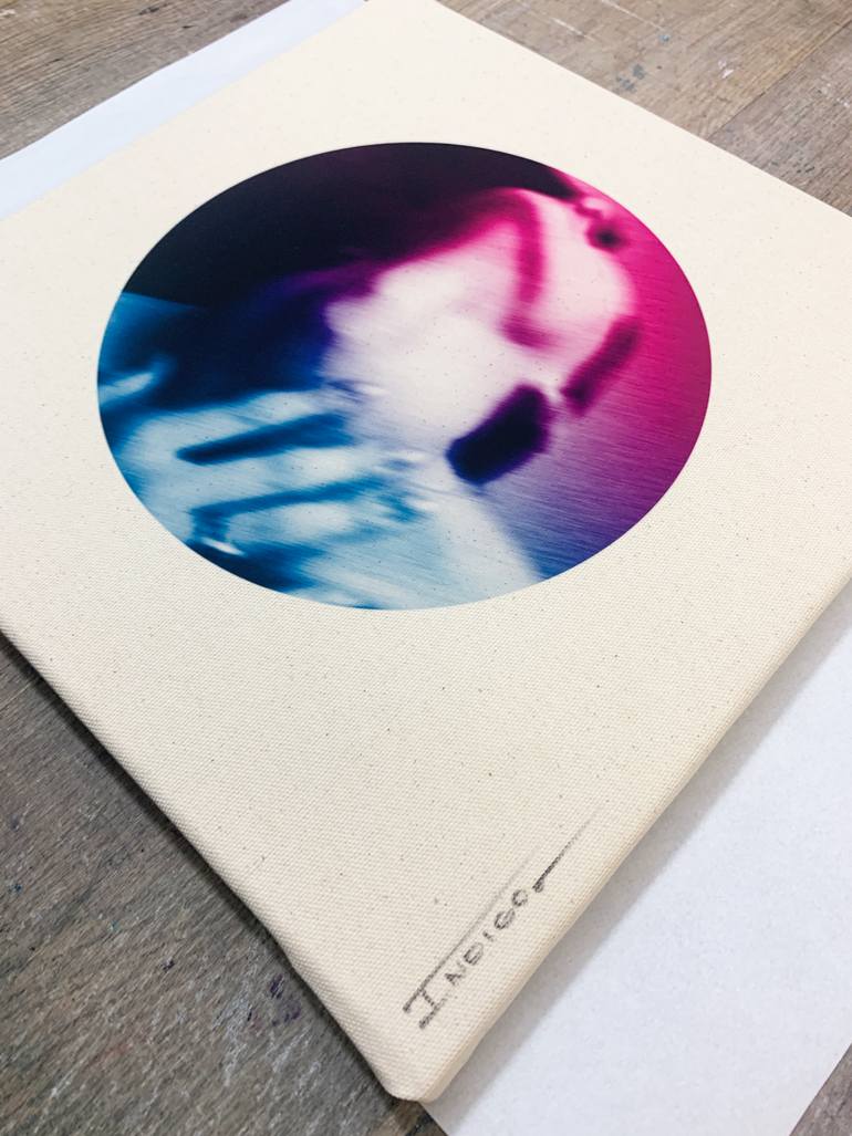 Original Art Deco Erotic Mixed Media by - I N D I G O  -