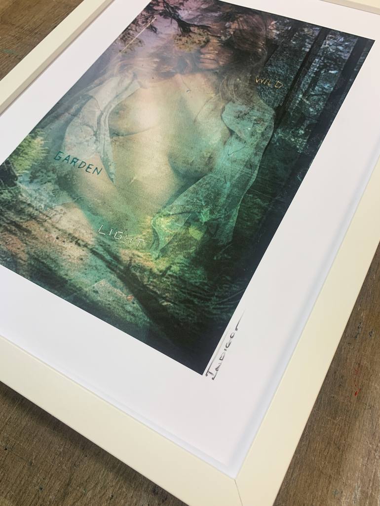 Original Art Deco Erotic Mixed Media by - I N D I G O  -