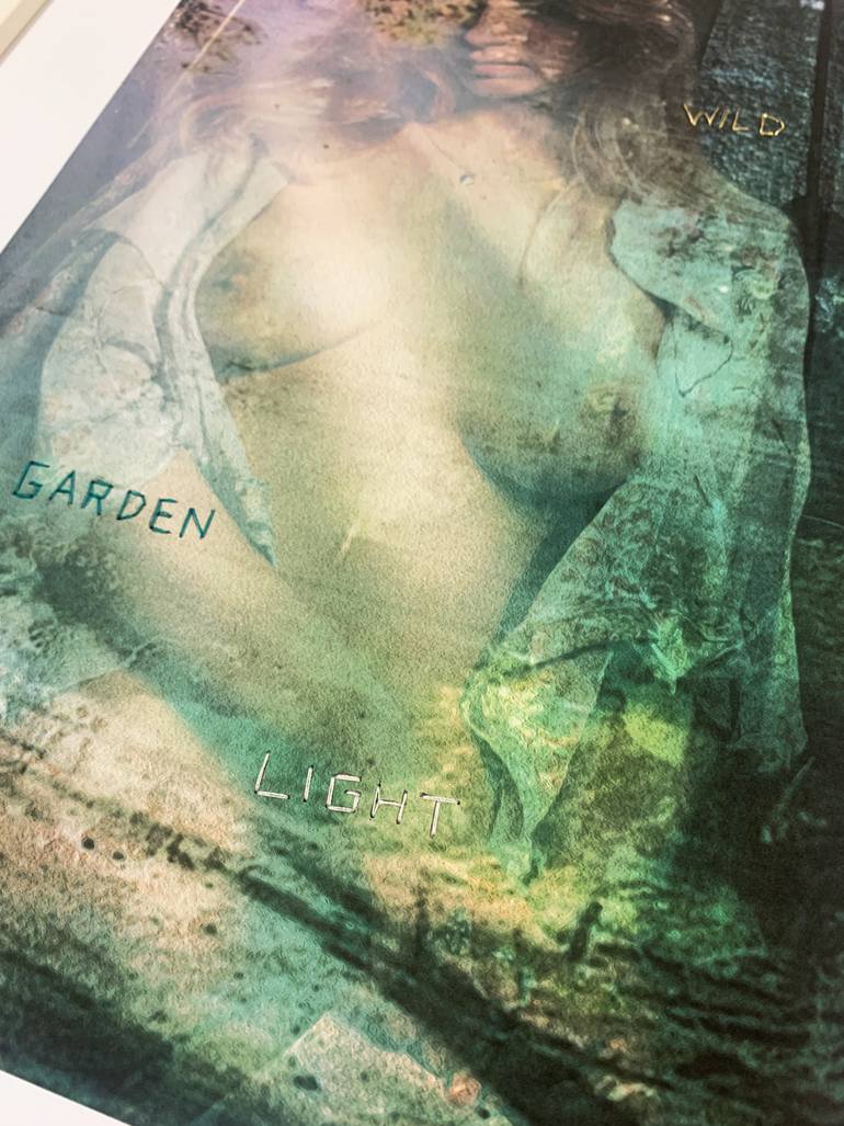 Original Art Deco Erotic Mixed Media by - I N D I G O  -