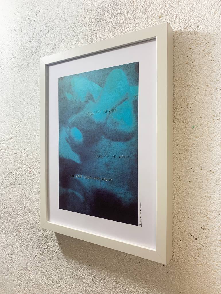 Original Art Deco Erotic Mixed Media by - I N D I G O  -